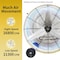 Elexnux Drum Fan, 42 in Blade Dia, 2 Speeds Speeds, 120, 44 in W IR-FAN7803 - alternate 8